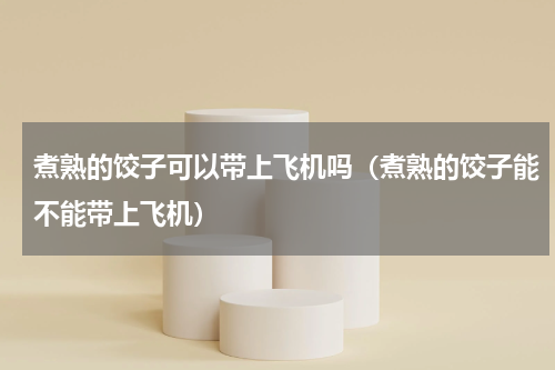 煮熟的饺子可以带上飞机吗（煮熟的饺子能不能带上飞机）