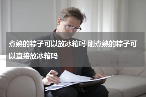 煮熟的粽子可以放冰箱吗 刚煮熟的粽子可以直接放冰箱吗