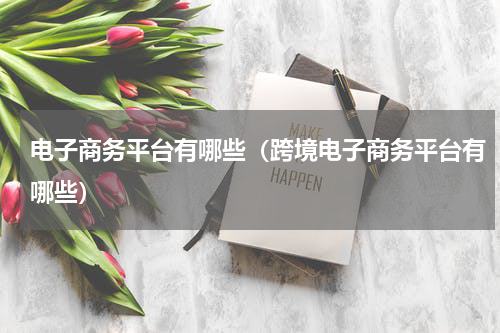 电子商务平台有哪些（跨境电子商务平台有哪些）
