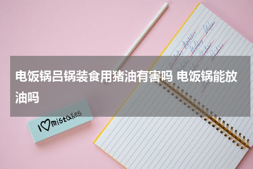 电饭锅吕锅装食用猪油有害吗 电饭锅能放油吗