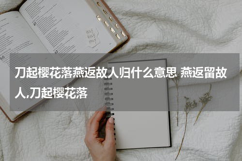 刀起樱花落燕返故人归什么意思 燕返留故人,刀起樱花落