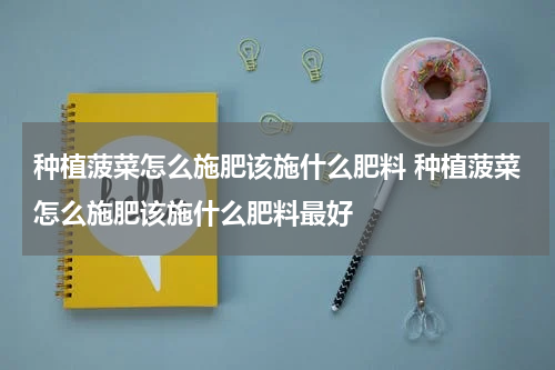 种植菠菜怎么施肥该施什么肥料 种植菠菜怎么施肥该施什么肥料最好