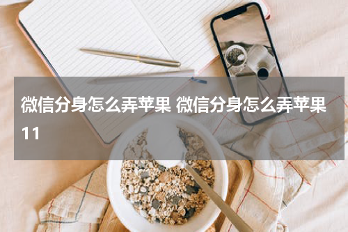 微信分身怎么弄苹果 微信分身怎么弄苹果11