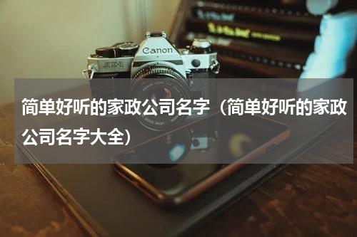 简单好听的家政公司名字（简单好听的家政公司名字大全）